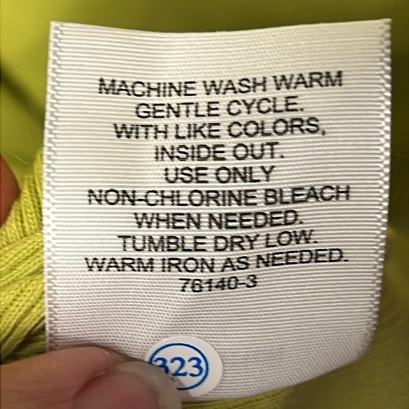 St. John's Bay Women’s Tank Top Shirt Large Green Beaded Neck Ladies Ribbed Soft - Picture 6 of 8